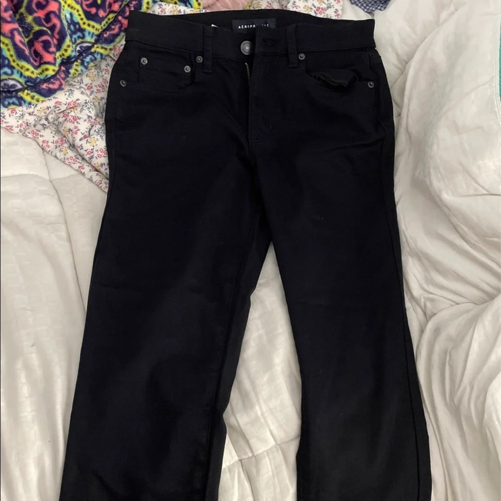 Aeropostale black high rise jegging